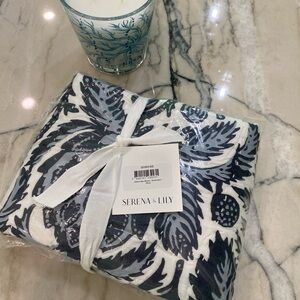 Serena & Lily Navy Artichoke Standard Sham